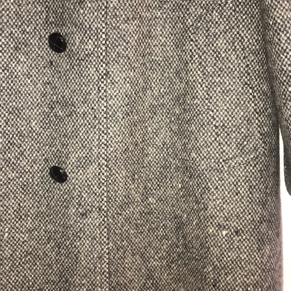 Vintage Tweed Wool Over Coat - Picture 9 of 13